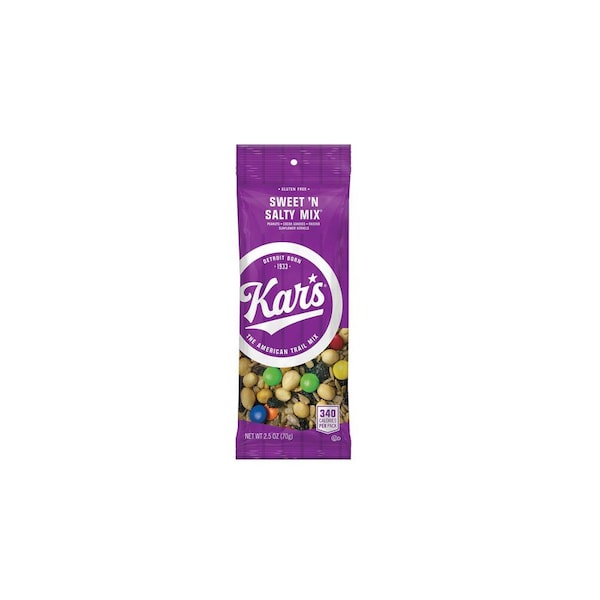 Kars Kars Sweet n Salty Trail Mix 2.5 oz Bagged 8236 Zoro